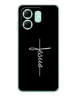 Чехол для Infinix Smart 9 с картинкой «Тонкая линия веры»
