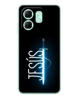 Чехол для Infinix Smart 9 с картинкой «Меч Духа Jesus»