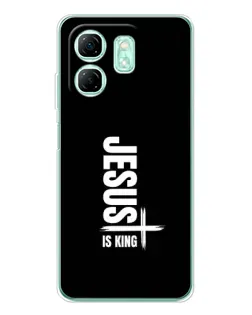 Чехол для Infinix Smart 9 с картинкой «Вертикаль веры Jesus»