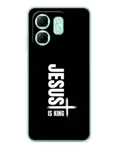 Чехол для Infinix Smart 9 с картинкой «Вертикаль веры Jesus»