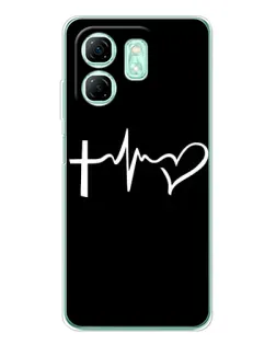 Чехол для Infinix Smart 9 с картинкой «Пульс веры»