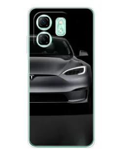 Чохол для Infinix Smart 9 з картинкою «Tesla Model S Look»