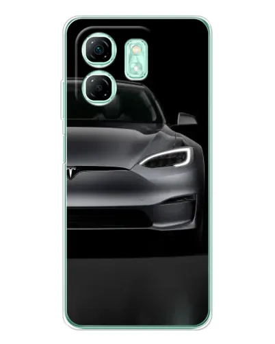 Чехол для Infinix Smart 9 с картинкой «Tesla Model S Look» Чехол для Infinix Smart 9 с картинкой «Tesla Model S Look»