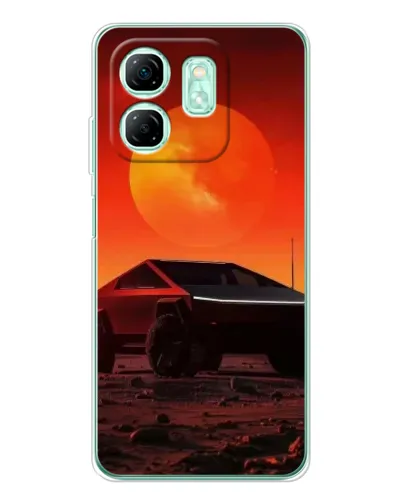 Чехол для Infinix Smart 9 с картинкой «Cybertruck на Марсе» Чехол для Infinix Smart 9 с картинкой «Cybertruck на Марсе»