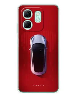 Чохол для Infinix Smart 9 з картинкою «Tesla Top View»