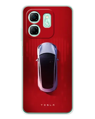 Чехол для Infinix Smart 9 с картинкой «Tesla Top View» Чехол для Infinix Smart 9 с картинкой «Tesla Top View»