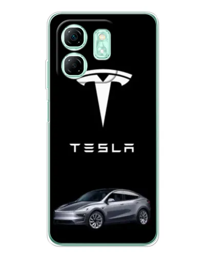 Чехол для Infinix Smart 9 с картинкой «Tesla Model Y» Чехол для Infinix Smart 9 с картинкой «Tesla Model Y»