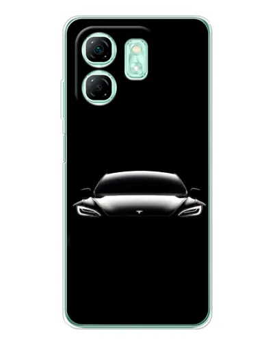 Чехол для Infinix Smart 9 с картинкой «Фары Tesla Night» Чехол для Infinix Smart 9 с картинкой «Фары Tesla Night»