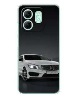 Чохол для Infinix Smart 9 з картинкою «Mercedes AMG GT Silver»