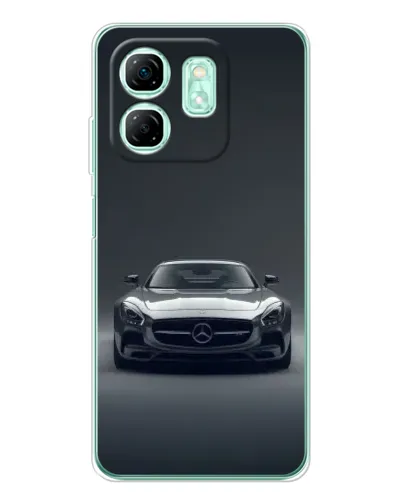 Чохол для Infinix Smart 9 з картинкою «Mercedes на чорному» Чохол для Infinix Smart 9 з картинкою «Mercedes на чорному»
