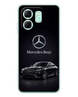 Чохол для Infinix Smart 9 з картинкою «Mercedes — решітка радіатора»