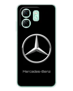 Чохол для Infinix Smart 9 з картинкою «Mercedes Silver Logo»
