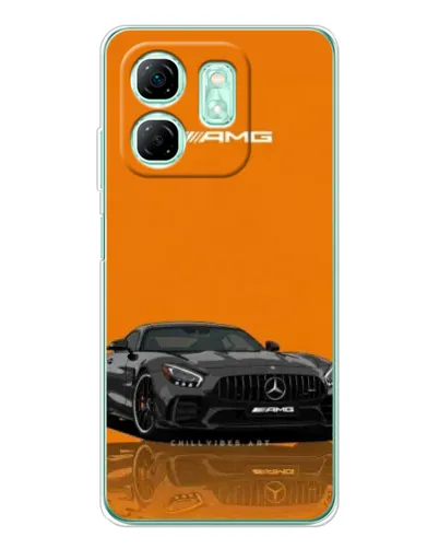 Чохол для Infinix Smart 9 з картинкою «Помаранчевий Mercedes AMG» Чохол для Infinix Smart 9 з картинкою «Помаранчевий Mercedes AMG»