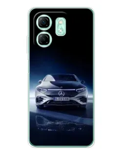 Чохол для Infinix Smart 9 з картинкою «Нічний Mercedes EQ»