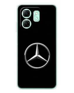 Чохол для Infinix Smart 9 з картинкою «Mercedes класичний лого»