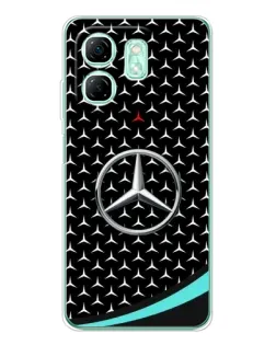 Чохол для Infinix Smart 9 з картинкою «Mercedes — бірюзовий акцент»