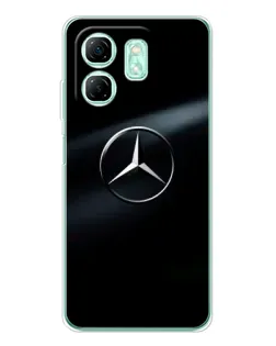 Чехол для Infinix Smart 9 с картинкой «Mercedes на металле» Чехол для Infinix Smart 9 с картинкой «Mercedes на металле»