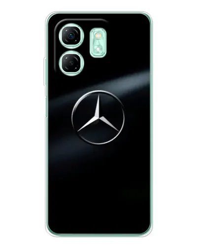 Чехол для Infinix Smart 9 с картинкой «Mercedes на металле» Чехол для Infinix Smart 9 с картинкой «Mercedes на металле»