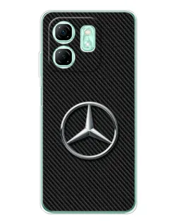 Чехол для Infinix Smart 9 с картинкой «Карбоновый Mercedes стиль» Чехол для Infinix Smart 9 с картинкой «Карбоновый Mercedes стиль»
