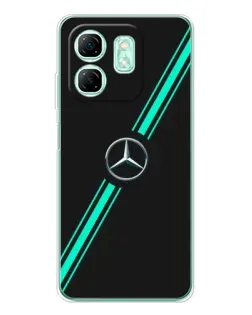 Чехол для Infinix Smart 9 с картинкой «Спортивные линии Mercedes» Чехол для Infinix Smart 9 с картинкой «Спортивные линии Mercedes»