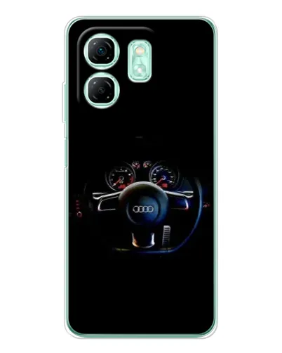 Чохол для Infinix Smart 9 з картинкою «Салон Audi — кермо» Чохол для Infinix Smart 9 з картинкою «Салон Audi — кермо»