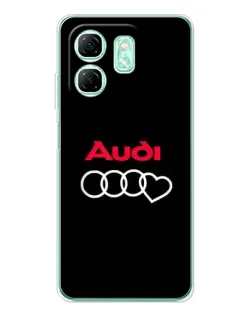 Чохол для Infinix Smart 9 з картинкою «Логотип Audi Heart»