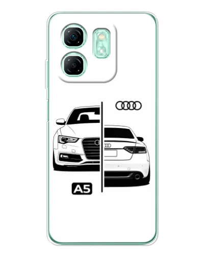 Чохол для Infinix Smart 9 з картинкою «Audi — контрастний дизайн» Чохол для Infinix Smart 9 з картинкою «Audi — контрастний дизайн»