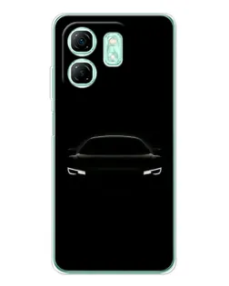 Чохол для Infinix Smart 9 з картинкою «Погляд Audi у темряві»