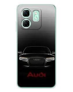Чохол для Infinix Smart 9 з картинкою «Audi — градієнтний контур»