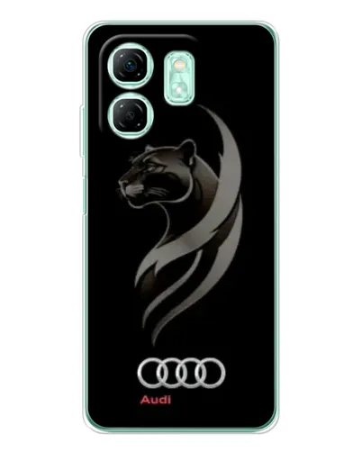 Чохол для Infinix Smart 9 з картинкою «Графіка — пантера та Audi» Чохол для Infinix Smart 9 з картинкою «Графіка — пантера та Audi»