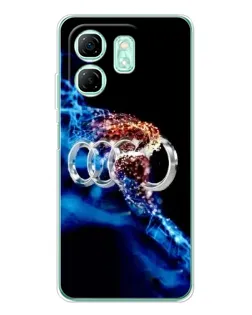 Чохол для Infinix Smart 9 з картинкою «Енергія лого Audi»