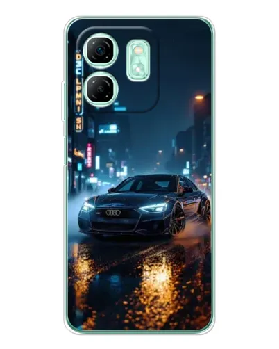 Чохол для Infinix Smart 9 з картинкою «Нічне місто та Audi» Чохол для Infinix Smart 9 з картинкою «Нічне місто та Audi»
