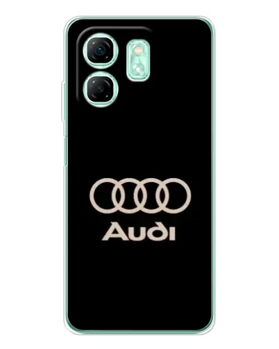Чохол для Infinix Smart 9 з картинкою «Audi — золотий логотип» Чохол для Infinix Smart 9 з картинкою «Audi — золотий логотип»