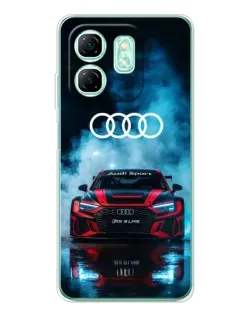 Чохол для Infinix Smart 9 з картинкою «Audi Sport — неон»