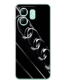 Чохол для Infinix Smart 9 з картинкою «Audi — абстрактні кільця»