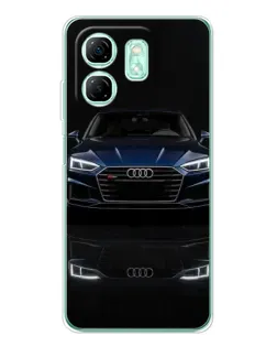 Чохол для Infinix Smart 9 з картинкою «Audi — нічне відображення»