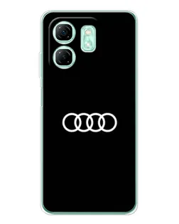 Чохол для Infinix Smart 9 з картинкою «Audi White Logo»
