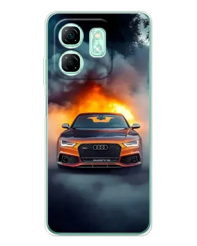 Чохол для Infinix Smart 9 з картинкою «Audi у вогняному диму» Чохол для Infinix Smart 9 з картинкою «Audi у вогняному диму»