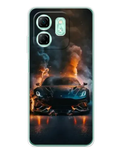 Чохол для Infinix Smart 9 з картинкою «Lamborghini димна естетика»