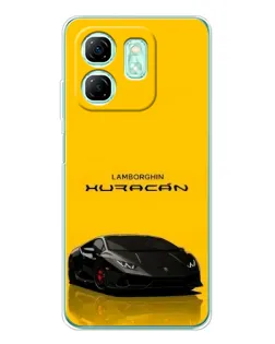 Чохол для Infinix Smart 9 з картинкою «Lamborghini Huracan чорний»