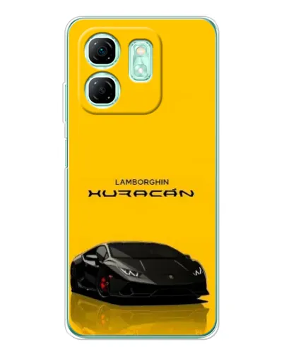 Чохол для Infinix Smart 9 з картинкою «Lamborghini Huracan чорний»