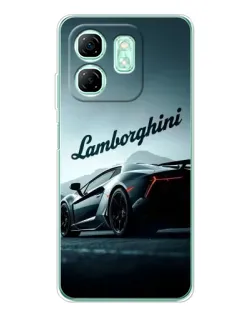Чохол для Infinix Smart 9 з картинкою «Класичний Lamborghini надпис»