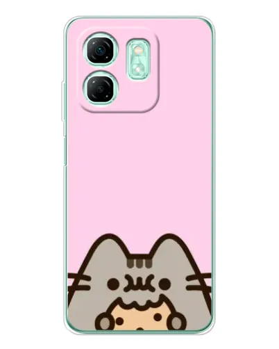 Чохол для Infinix Smart 9 з картинкою «Pusheen та печиво» Чохол для Infinix Smart 9 з картинкою «Pusheen та печиво»