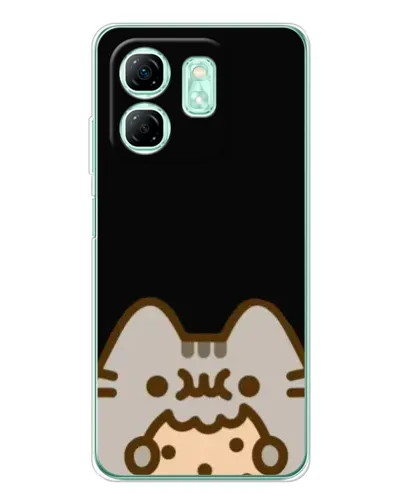 Чохол для Infinix Smart 9 з картинкою «Пушин на чорному» Чохол для Infinix Smart 9 з картинкою «Пушин на чорному»