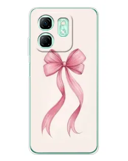 Чохол для Infinix Smart 9 з картинкою «Рожевий бант»