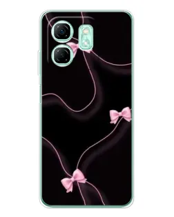 Чохол для Infinix Smart 9 з картинкою «Рожеві стрічки»