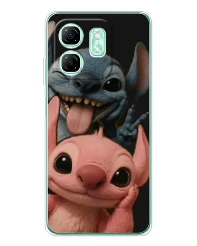 Чохол для Infinix Smart 9 з картинкою «Стіч та Ангел»