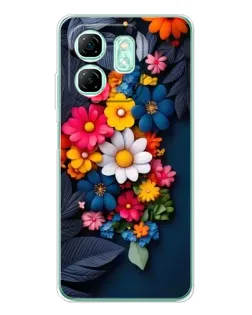 Чохол для Infinix Smart 9 з картинкою «Квіткова феєрія»
