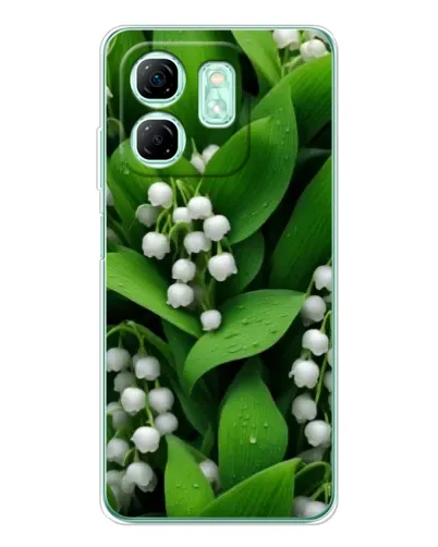 Чохол для Infinix Smart 9 з картинкою «Конвалії в зелені»