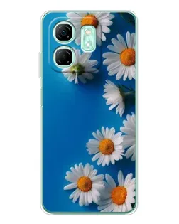 Чохол для Infinix Smart 9 з картинкою «Білосніжні маргаритки»